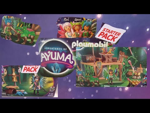 Unboxing Playmobil Adventures of Ayuma Training Camp and Knight Fairy Starter Pack