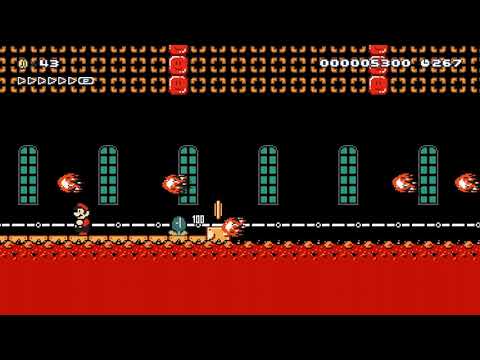 World 8-Bowser is coming home 2 by Gio22 🍄 Super Mario Maker 2 ✹Switch✹ #azl