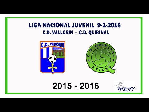 Asturgoltv/C.D. Vallobin vs C.D. Quirinal Liga Nacional Juvenil, 10-1-2016