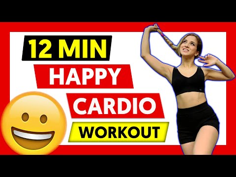 12 MIN HAPPY CARDIO 🔥 a Good Mood High Intensity Choreo 🚫 No Equipment I Workout Online