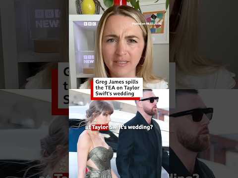 Greg James reveals what happened at Taylor Swift and Travis Kelce's wedding. #TaylorSwift #BBCNews