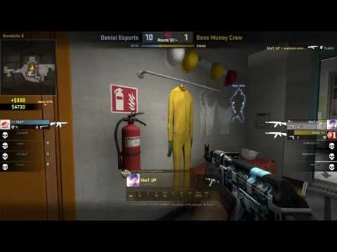 CSGO: ShoT_UP Ace vs Denial  DreamHack Qualifier