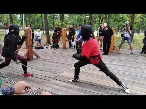 HEMA турнир "Kampffeld" 2020 | Шпага соло | Фарафонов - Белонучкин