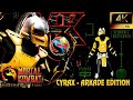 Mortal Kombat 3 ARCADE CYRAX Playthrough Mortal Kombat Legacy Kollection 4K HDR