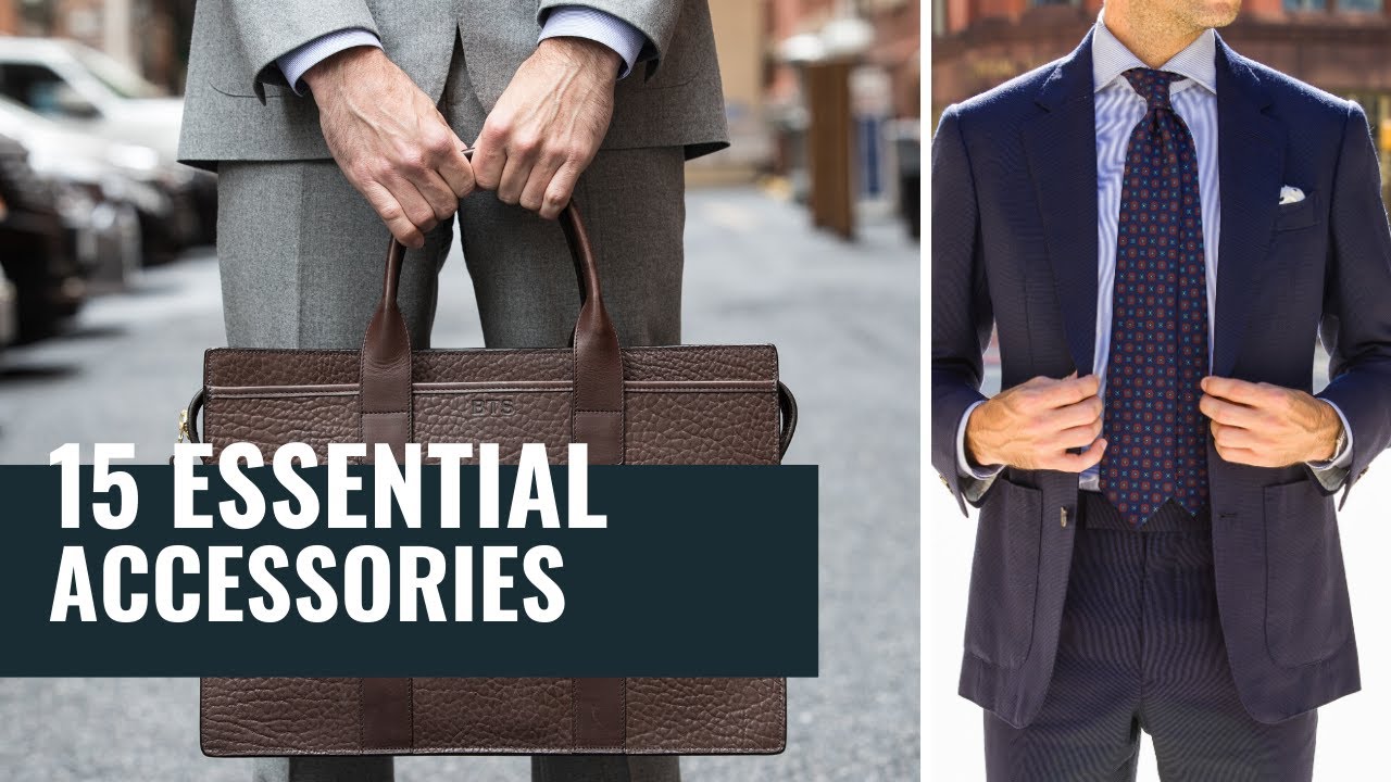 15 Most Essential Accessories For Men | Top Men's Accessories | Wardrobe Essentials