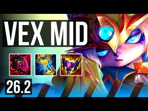 VEX vs LUX (MID) | 5k gold comeback | NA Master | 26.2