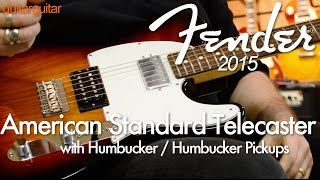 Video thumbnail for Fender 2015 - American Standard Telecaster HH by GUITARGUITAR