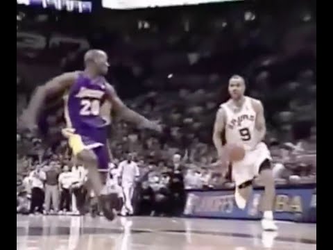 Gary Payton (Age 35) shuts down Tony Parker - 2004 WCSF Game 5