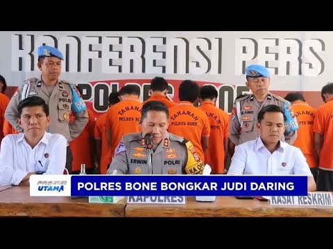 POLRES BONE BONGKAR JUDI DARING