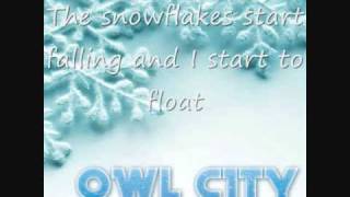 Owl city - Peppermint Winter Lyrics - Full song!