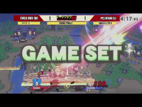 Donut Dub 4 Grand Finals Circa | 6WX (Sonic) vs PES | Rfang (Cloud)