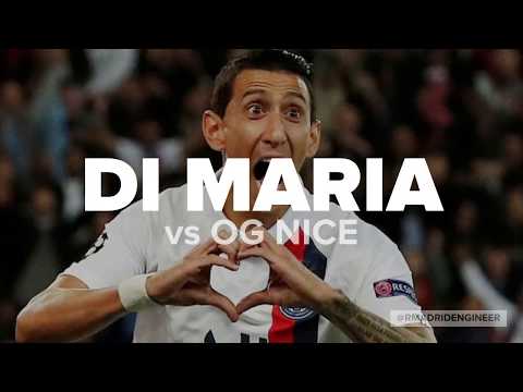 Di Maria in PSG vs NICE - Goals & Statistics | 19/10/2019 #DiMaria #PSG #NICE