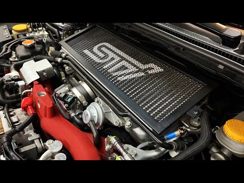 Subaru STI Intertek Fabrication Intercooler Guard Install