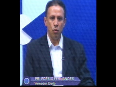 Vereador eleito, Pastor Edésio Fernandes no SIC TV - Gente de Opinião