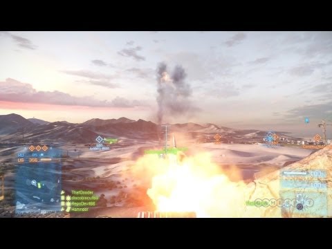 Mobile Artillery - Battlefield 3: Armored Kill DLC Gameplay (PS3)