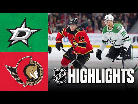 NHL Highlights | Stars vs. Senators | November 11, 2025