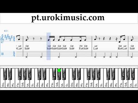 Aprender Piano (mão direita) Janet Jackson x Daddy Yankee - Made For Now Tablatura um-ih372