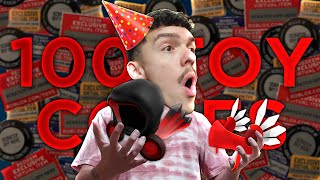 REDEEMING 100 ROBLOX TOY CODES! (Birthday Special)