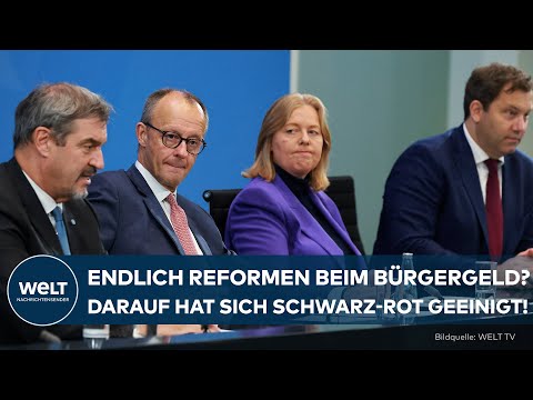 REGIERUNG: Bürgergeld, Rente, Verkehr – Auf diese Reformen hat sich Schwarz-Rot geeinigt!