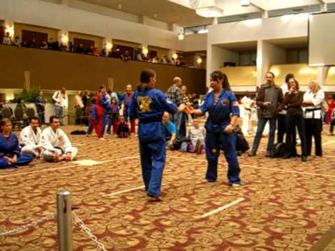 Fiona demonstrates gun defense at 2009 Diamond Nationals