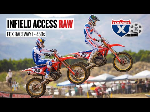 Infield Access: 2022 Fox Raceway 1 450 Class National Raw