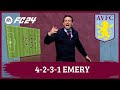 Unai Emery 4-2-3-1 Aston Villa EA FC 24 |Tácticas|