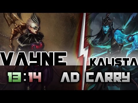 5.5 Hi Im Gosu as Vayne vs Kalista in the Bottom Lane!
