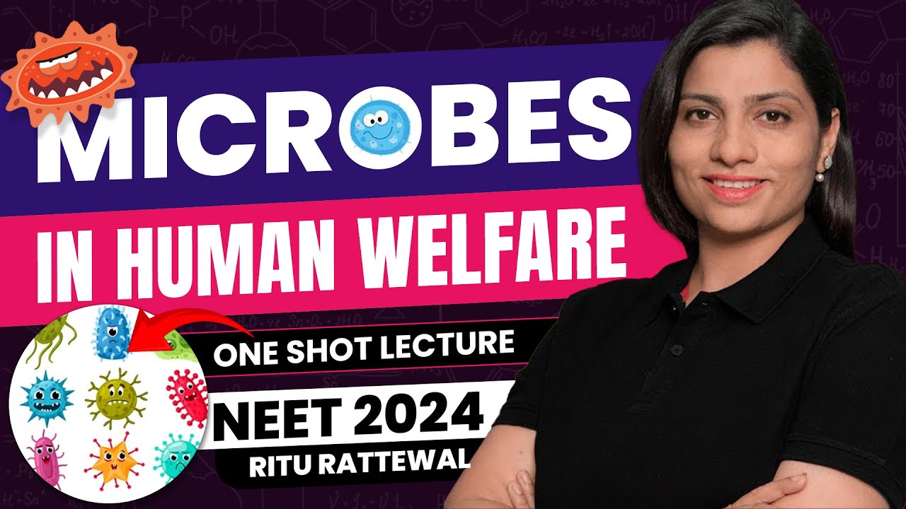 MICROBES in Human Welfare Class 12 One Shot | NEET 2024 Biology | NCERT | Ritu Rattewal