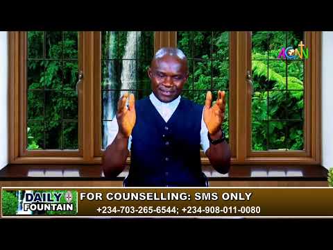 DAILY FOUNTAIN DEVOTIONAL OF DECEMBER 2, 2022 - THE REV'D CANON BARR. OKOLOMA HILARY