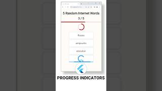 Progress Indicator in Flutter app tutorial 📱💻😎