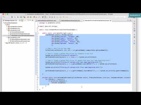Java 8 Lambda Basics 21 - Method References