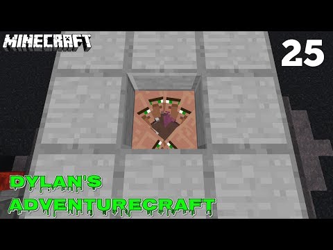 Dylan's AdventureCraft - Episode 25 | Simple Compact Villager Breeder For 1.12+ [Minecraft 1.12]