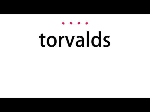 How to pronounce torvalds - Vocab Today