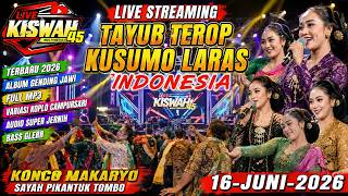 Download lagu 🔴Live,TAYUB TEROP KUSUMO LARAS GENDING JAWA, ALBUM MP3, TERBARU 2026, BASS SUPER GLERR, 16 JUNI 2026 mp3