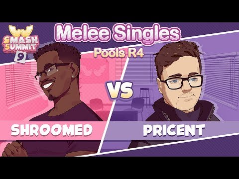 Shroomed vs Pricent - Swiss Pools: Round 4 Melee Singles - Smash Summit 9 | Sheik vs Fox