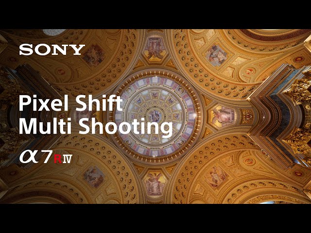 Video teaser for Sony | α |  α7R IV | Pixel Shift Multi Shooting 16-image composite
