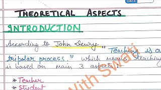 Observation File For B.ed (Class Observation /24 Observation) Semester-1st in  English Part-1