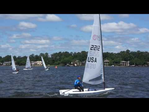 2017 RS Aero Texas State Championship - Day 2 start, chase, and windward mark