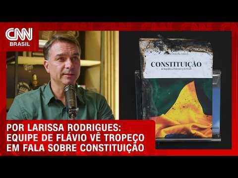 Fala de Flávio sobre “mudar a Constituição do Brasil” gera preocupação na campanha | CNN 360°