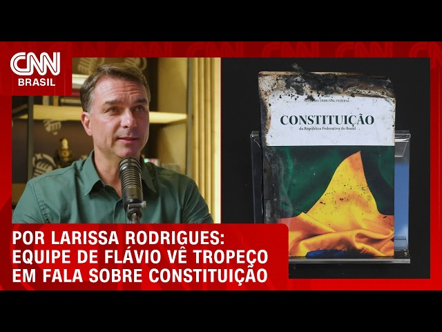 Fala de Flávio sobre "mudar a Constituição do Brasil" gera preocupação na campanha | CNN 360°