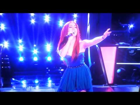 Monique Abbadie "The Power of love" The Voice Live