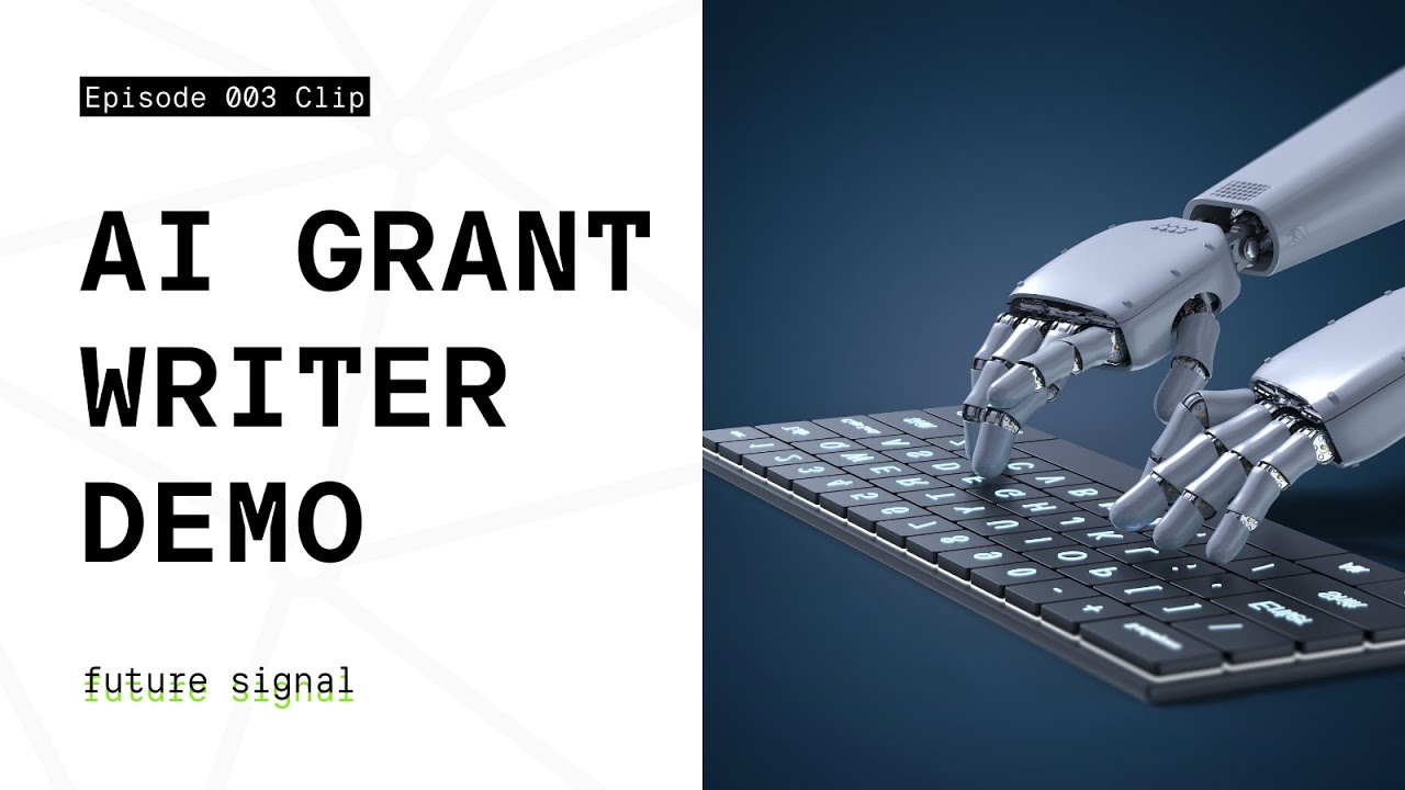 Demonstration On How To Write Grants With #ai In 5 Mins | Pod Clips
