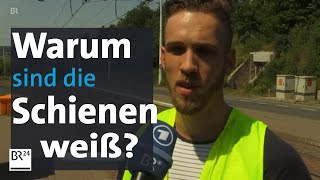 Würzburg streicht die Schienen weiß - warum eigentlich? | BR24