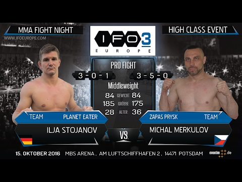 IRON FIGHTERS O. 3 - ILJA STOJANOV vs. MICHAL MERCULOV - HIGH CLASS EVENT - Full PRO Fight