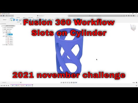 Fusion 360 Challenge Workflow - My "solution" to the november challenge.