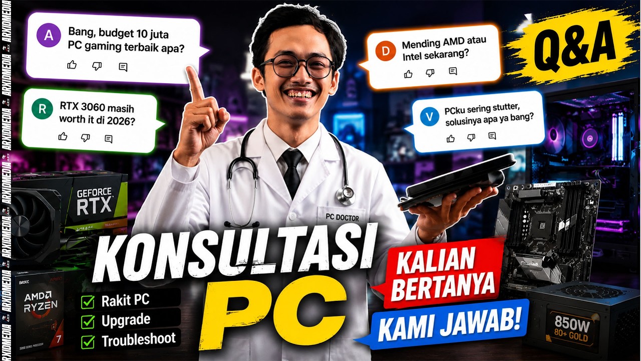 🔴 Live Stream #342 #QNARX Konsultasi Seputar PC Bareng Subscriber!