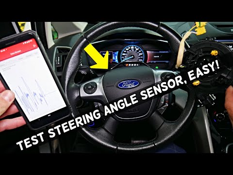 HOW TO TEST STEERING ANGLE SENSOR on Most Cars