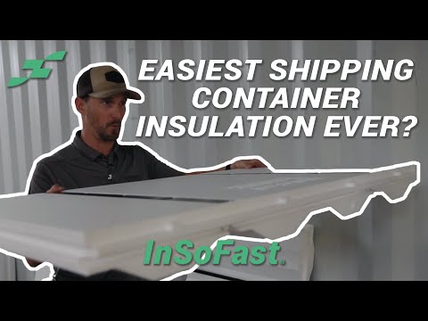 Fastest Method for Insulating & Framing Your Shipping Container | InSoFast® CX-44 Side Wall Panel