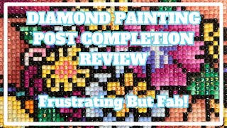 I Hate Picking Out Trash, But She Is Gorgeous!!! | Diamond Painting Post Completion Review