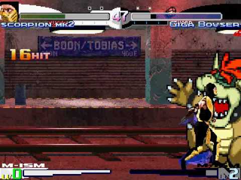 SS MUGEN All Stars #63 - MK2 Scorpion(me) vs. Giga Bowser